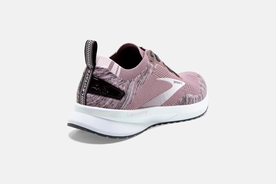 Brooks Levitate 4 Road Running Shoes Womens - Pink/White - DYEUC-3658